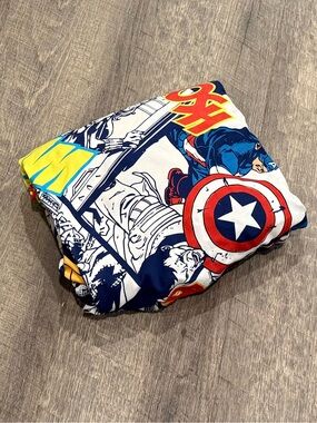Marvel superheroes, comics twin fitted microfiber sheet
